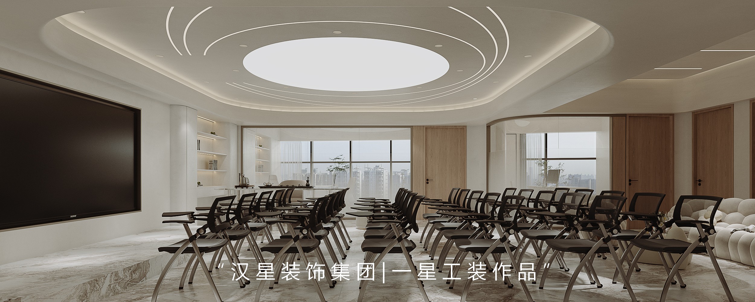 南宁装修公司|会展航洋城美容会所装修案例，现代奶油风的温柔
